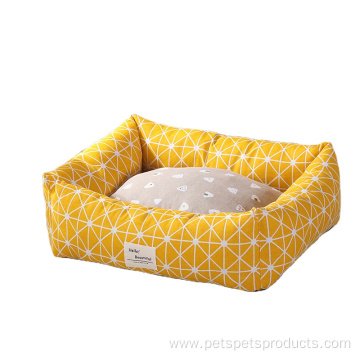 washable rectangle luxury pet dog beds